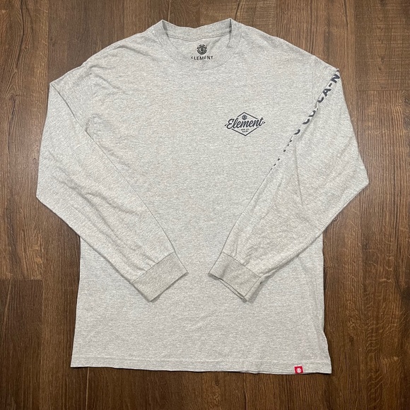 Element Other - Element Skateboarding Long sleeves T Shirt Adult Extra Large XL Gray Men's